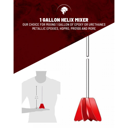 Helix 1 Gallon Mixer ALLWAY 10031 HM1 1 GALLON HELIX PAINT MIXER