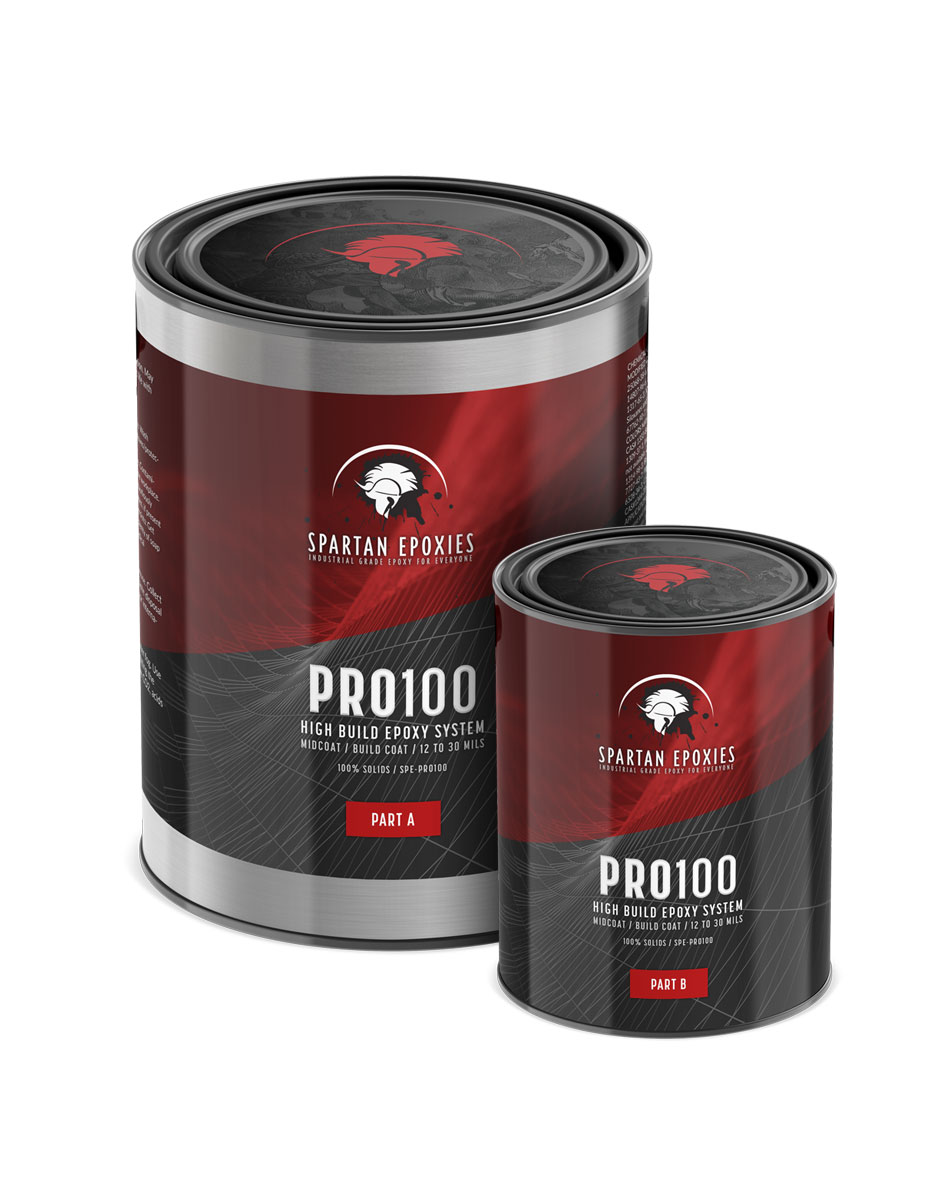 PRO100 - High Build 100% Epoxy - 1.5 Gallon Kit