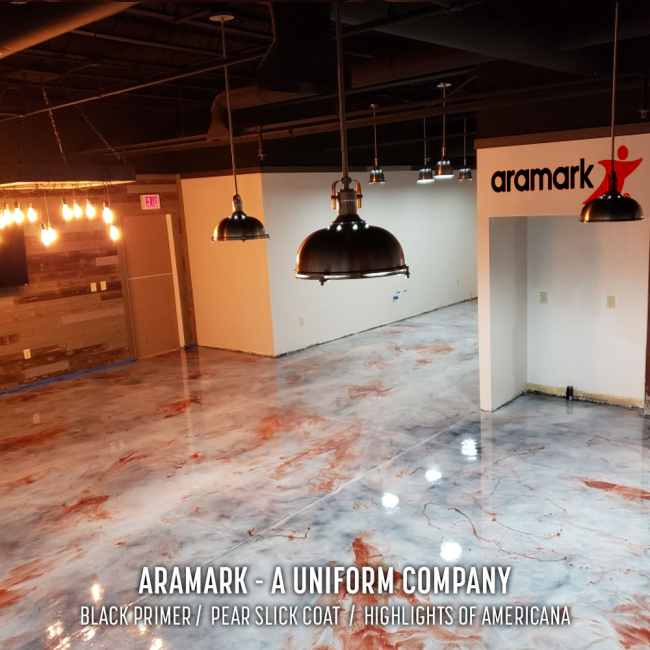 Aramark - 2 - Metallic Epoxy Floor