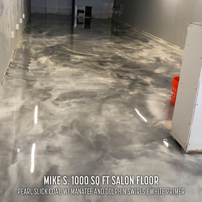 Mike S. Metallic Floor After 