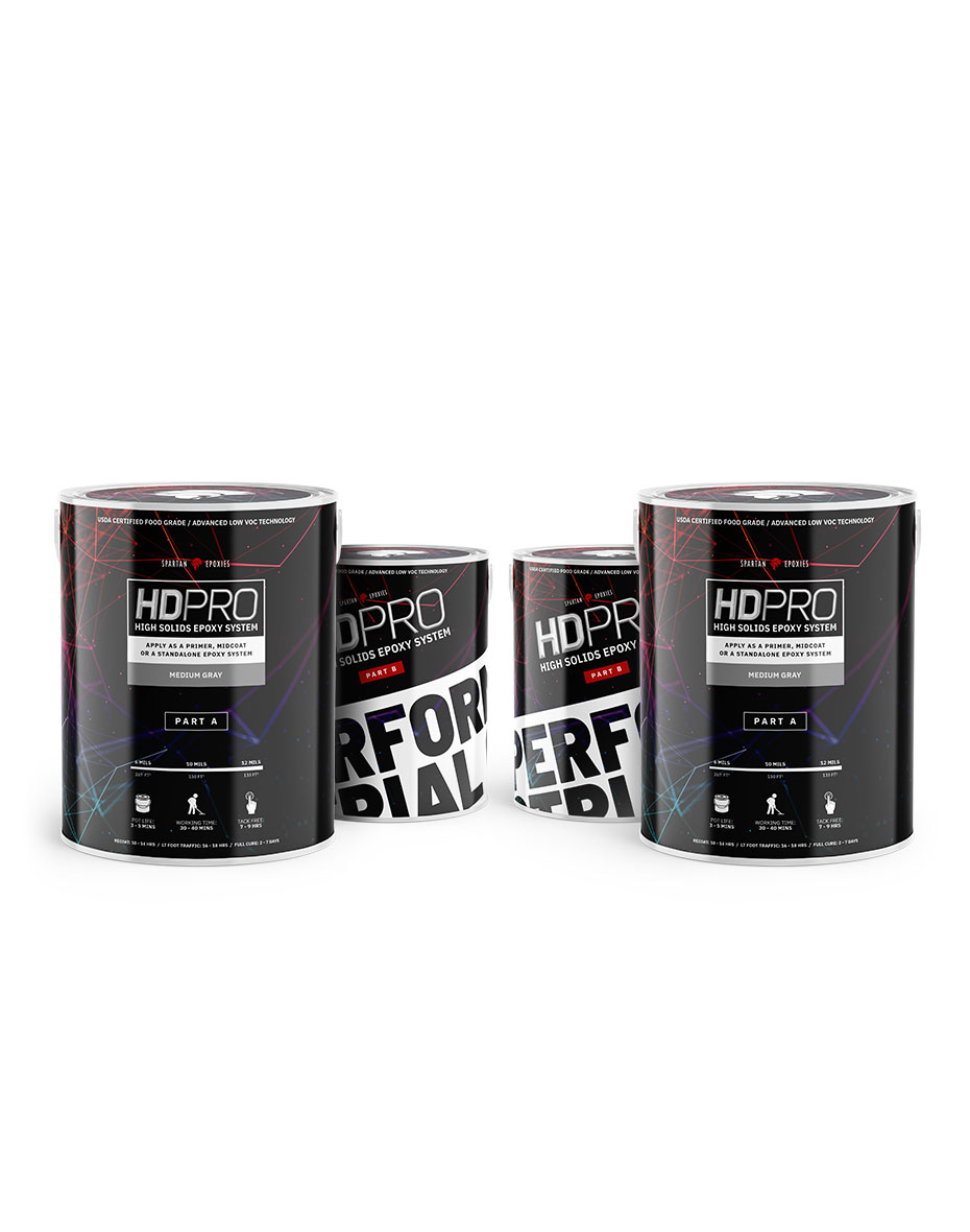 HDPRO - High Solids Epoxy / 3 Gallon Kit