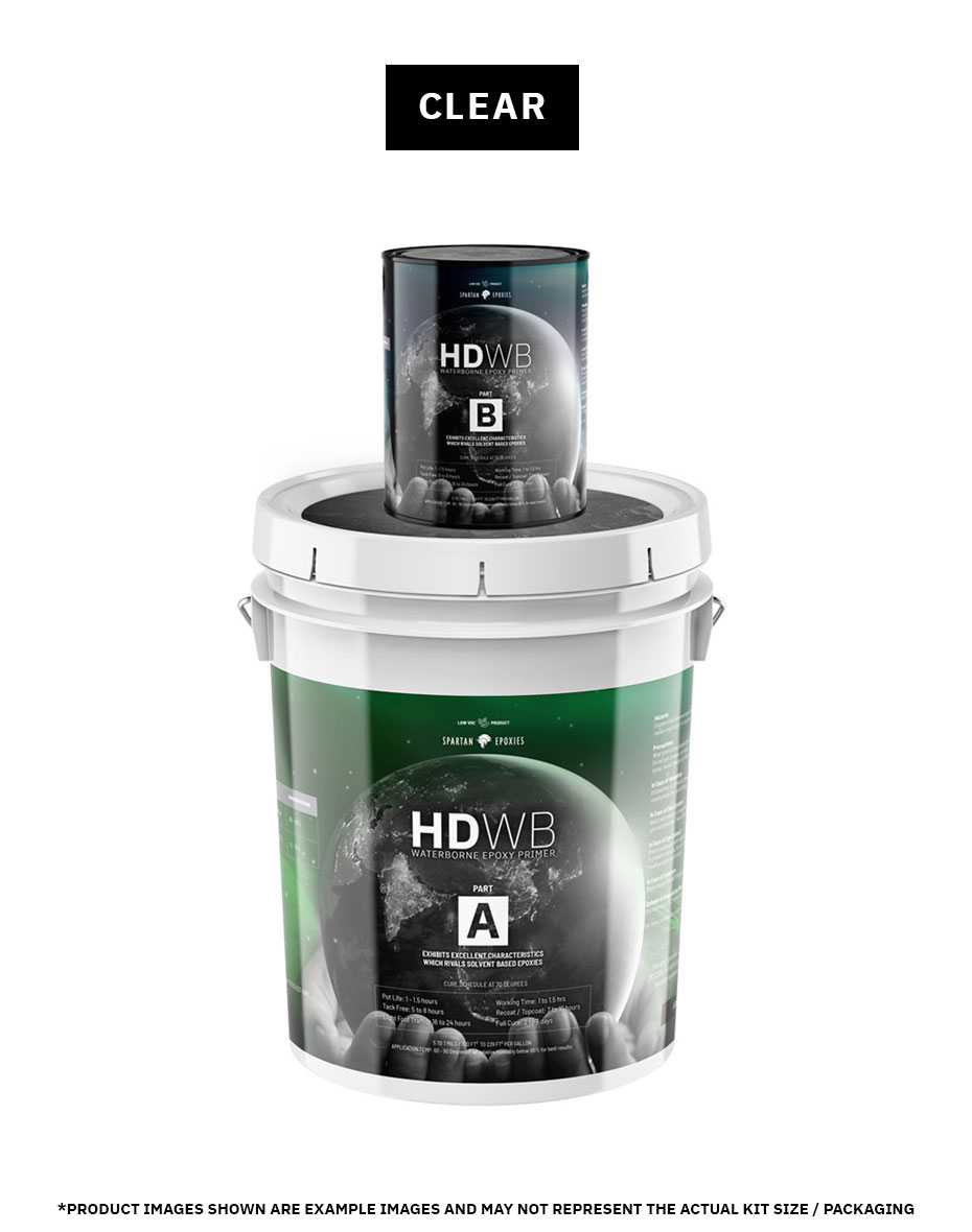 HDWB - Epoxy Primer / Base / CLEAR - 5 Gallon Kit