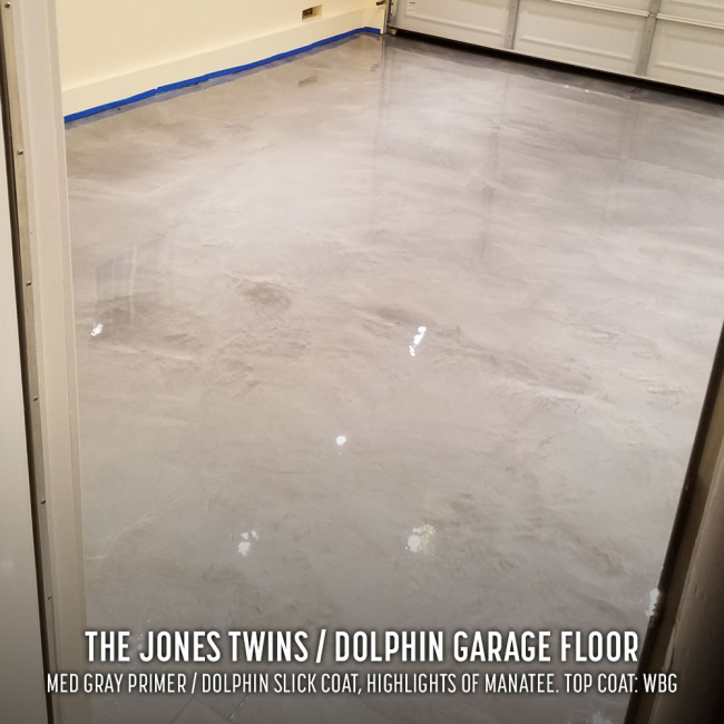 The Jones Twins - Dolphin Garage Floor
