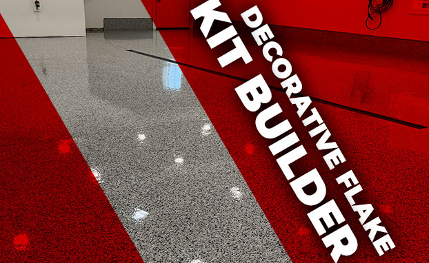Click to build a decorative flake floor